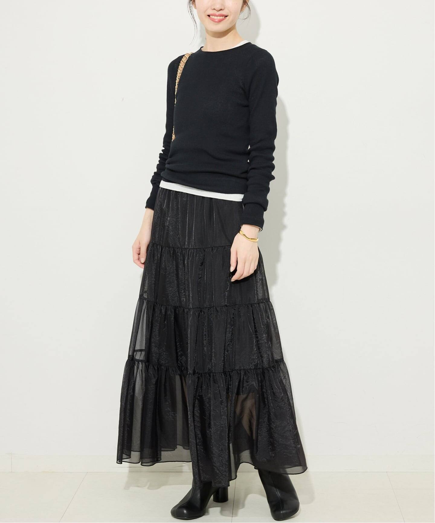 WEB限定/追加2》スイビハイゲージプルオーバー（ニット／セーター