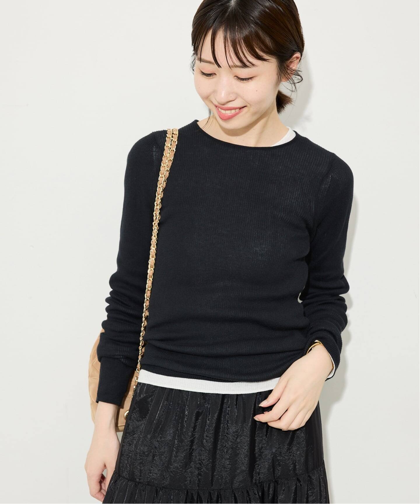 WEB限定/追加2》スイビハイゲージプルオーバー（ニット／セーター