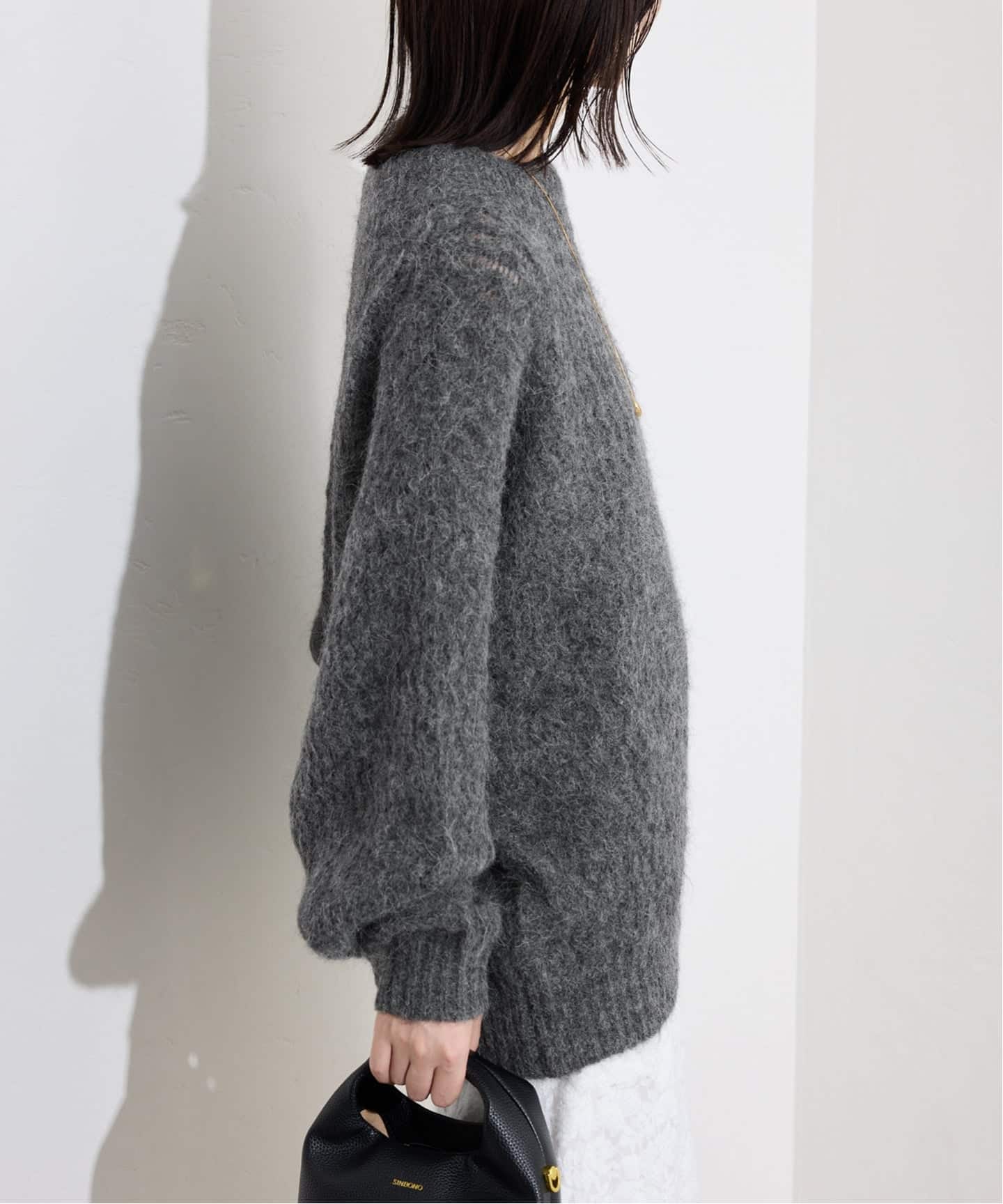 アルパカ混BIG プルオーバー（ニット／セーター）｜SLOBE IENA