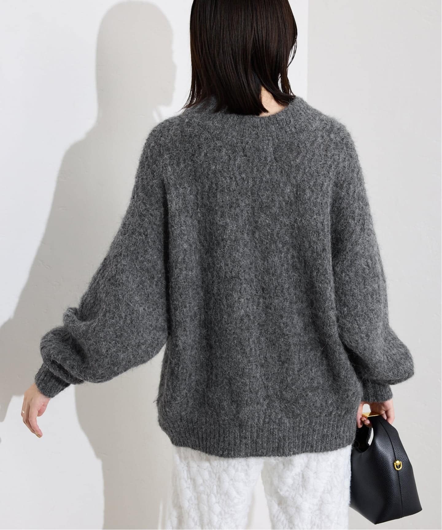 アルパカ混BIG プルオーバー（ニット／セーター）｜SLOBE IENA