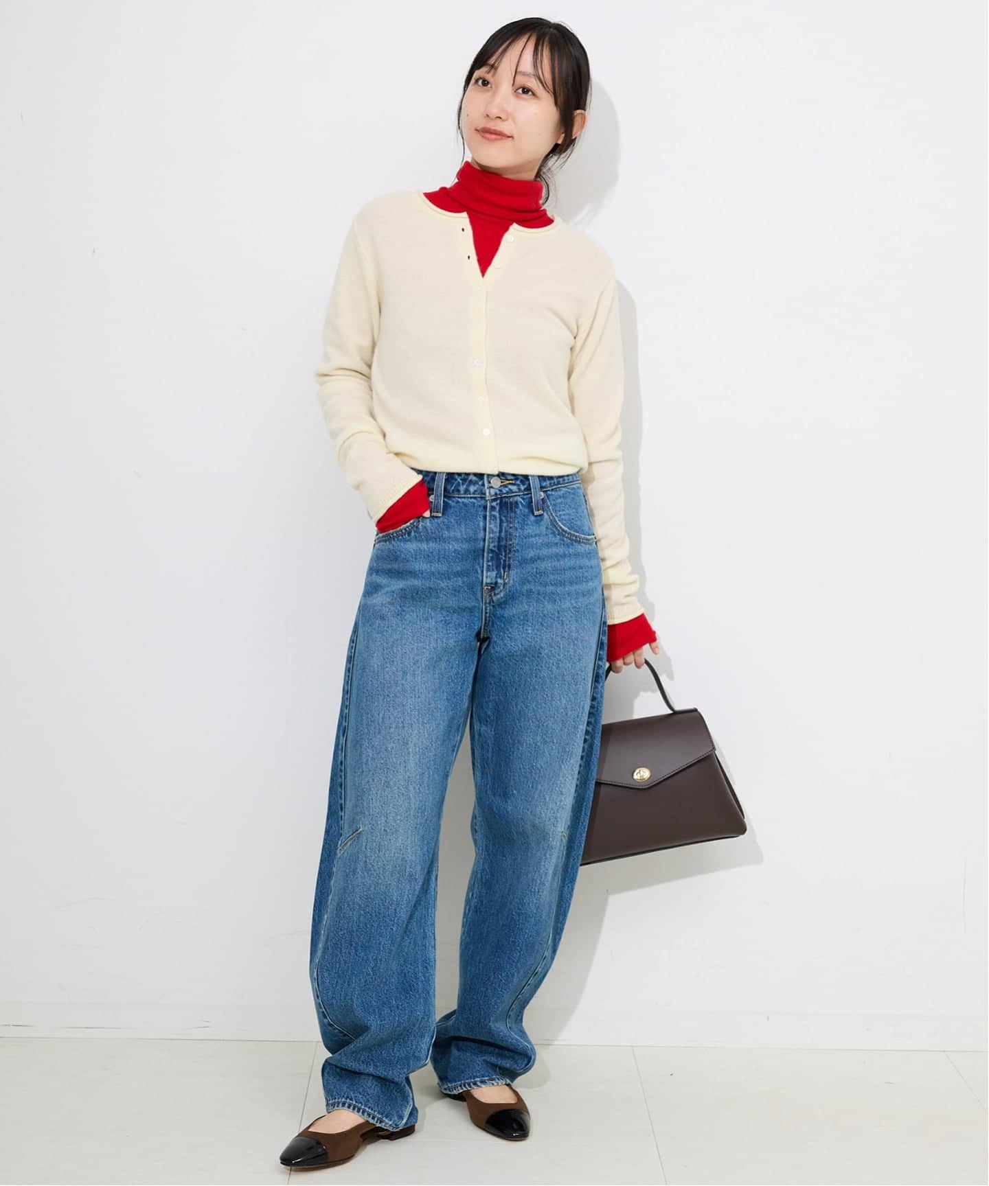 echecs クルーネックカーディガン（カーディガン）｜SLOBE IENA