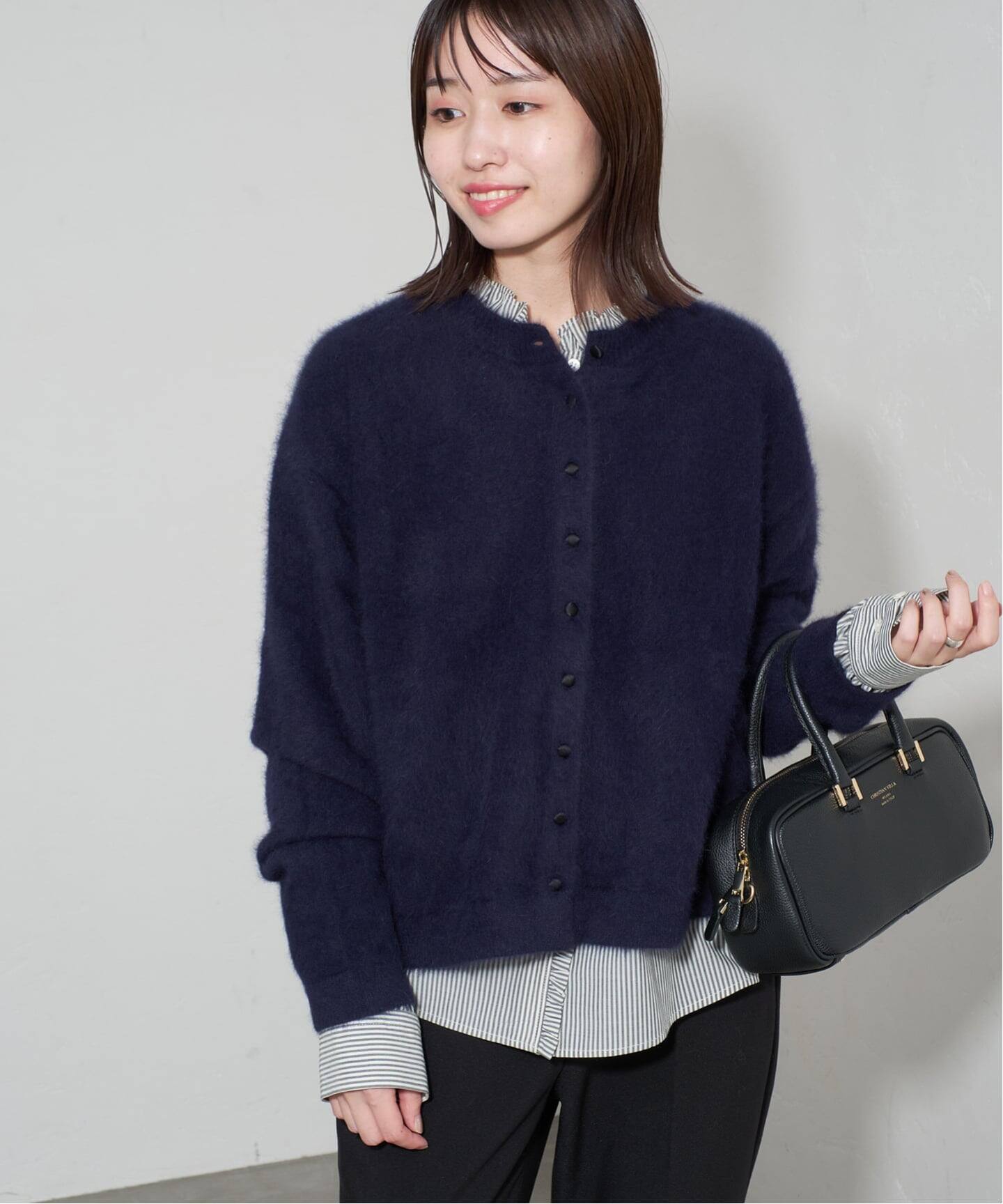 フォックスアルパカカーディガン（カーディガン）｜SLOBE IENA