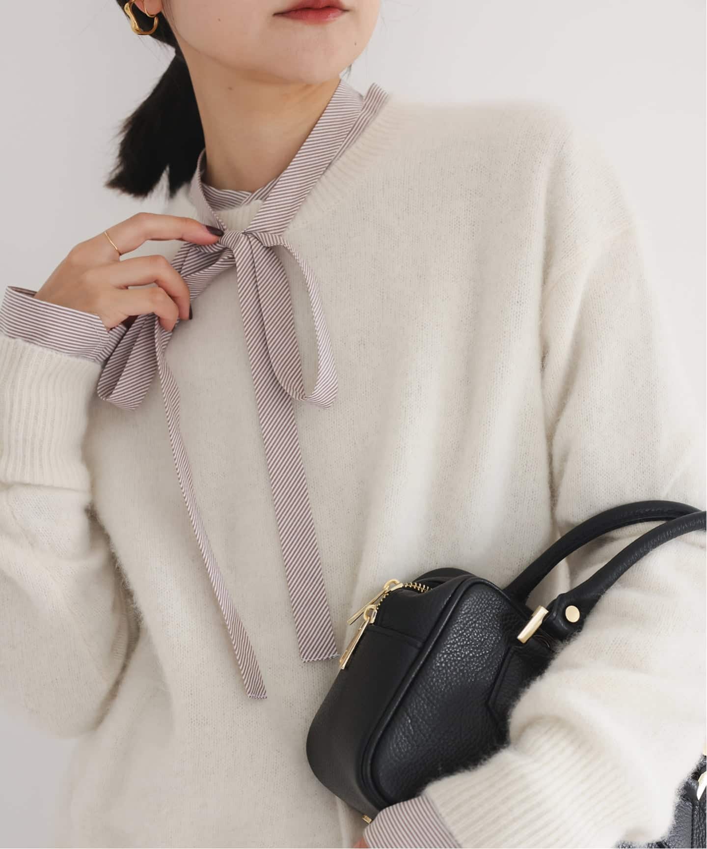 SLOBE IENA　フォックスアルパカプルオーバー フォックスアルパカプルオーバー（ニット／セーター）｜SLOBE IENA