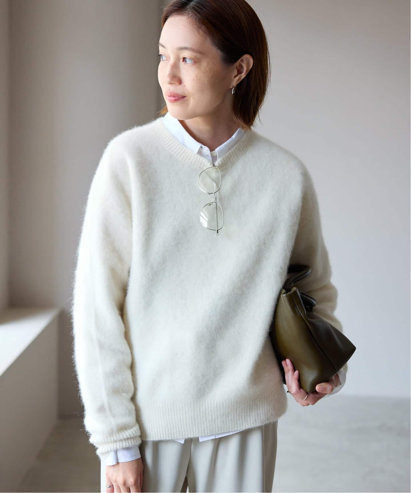 フォックスアルパカプルオーバー（ニット／セーター）｜SLOBE IENA