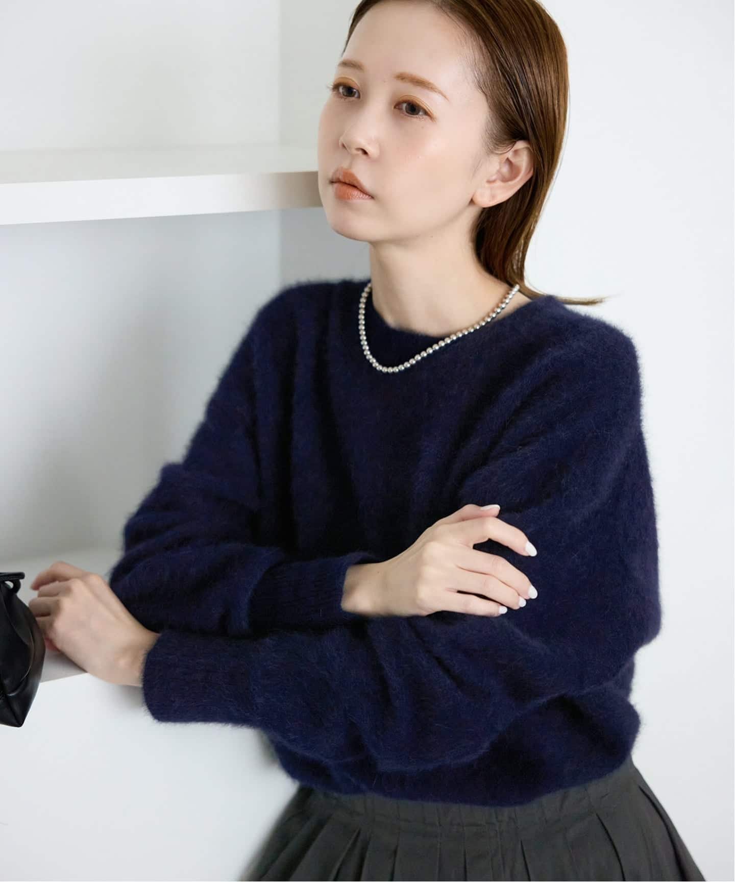 フォックスアルパカプルオーバー（ニット／セーター）｜SLOBE IENA