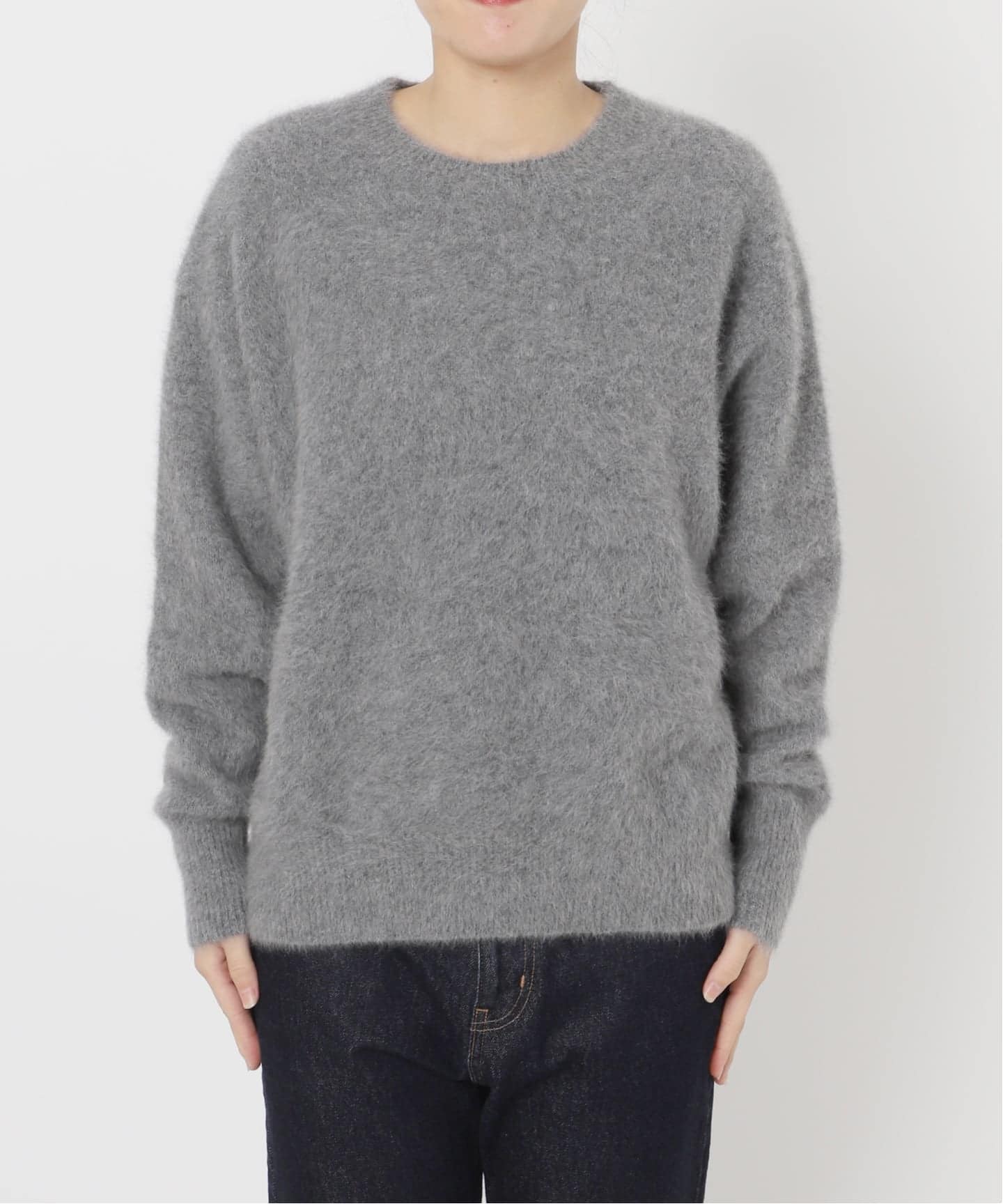 美品 イエナ NUBES モックネックプルオーバー グレー アルパカ 美品 イエナ NUBES モックネックプルオーバー グレー アルパカ
