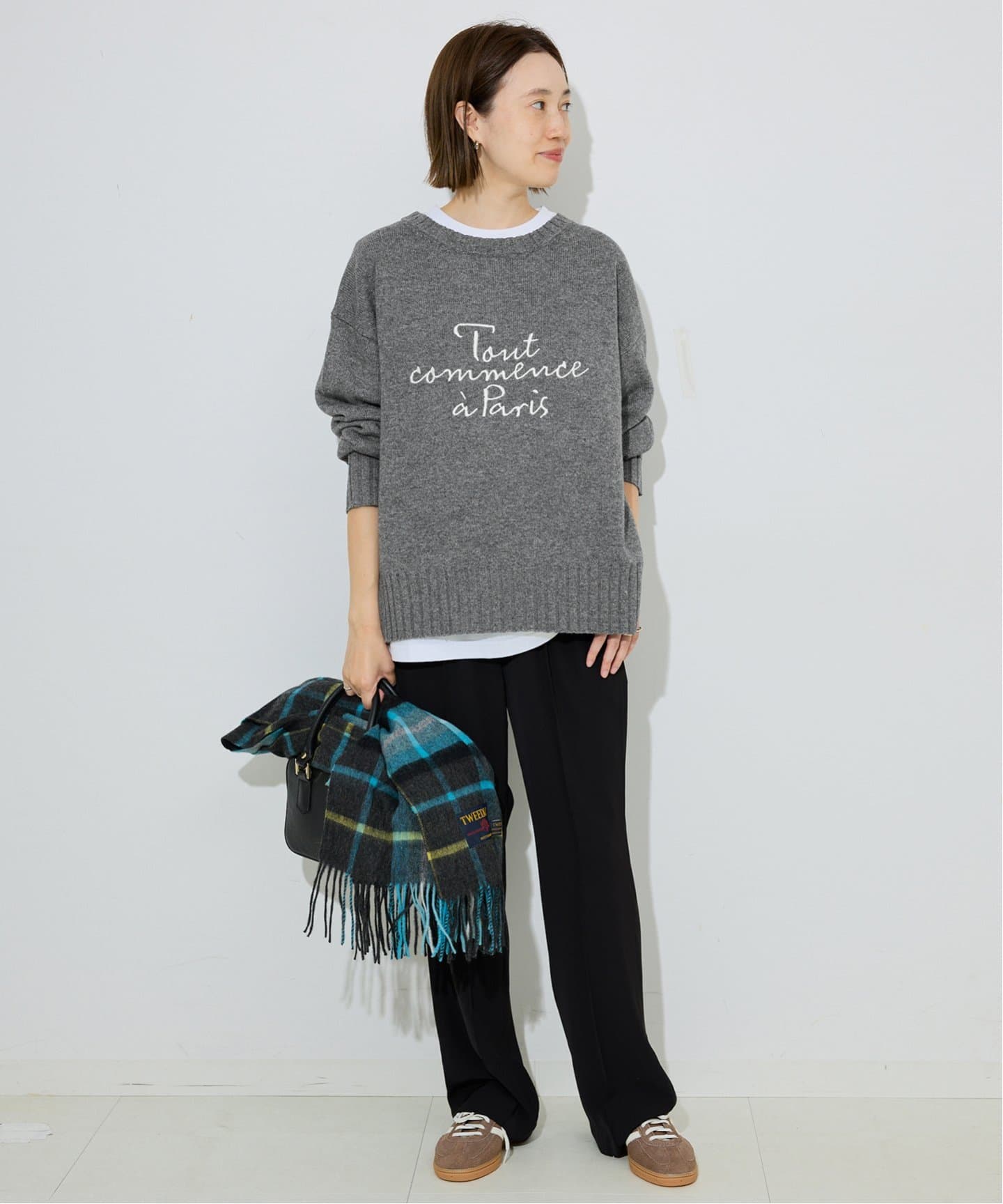 SLOBE IENA - 新品　ベイクルーズ　SLOBE IENA ロゴニット　13,200円　タグ付き 新品 ベイクルーズ SLOBE IENA ロゴニット 13,200円 タグ付き