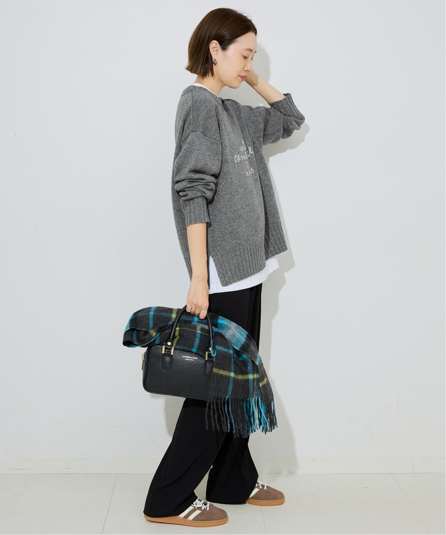 刺しゅうロゴニット（ニット／セーター）｜SLOBE IENA（スローブ