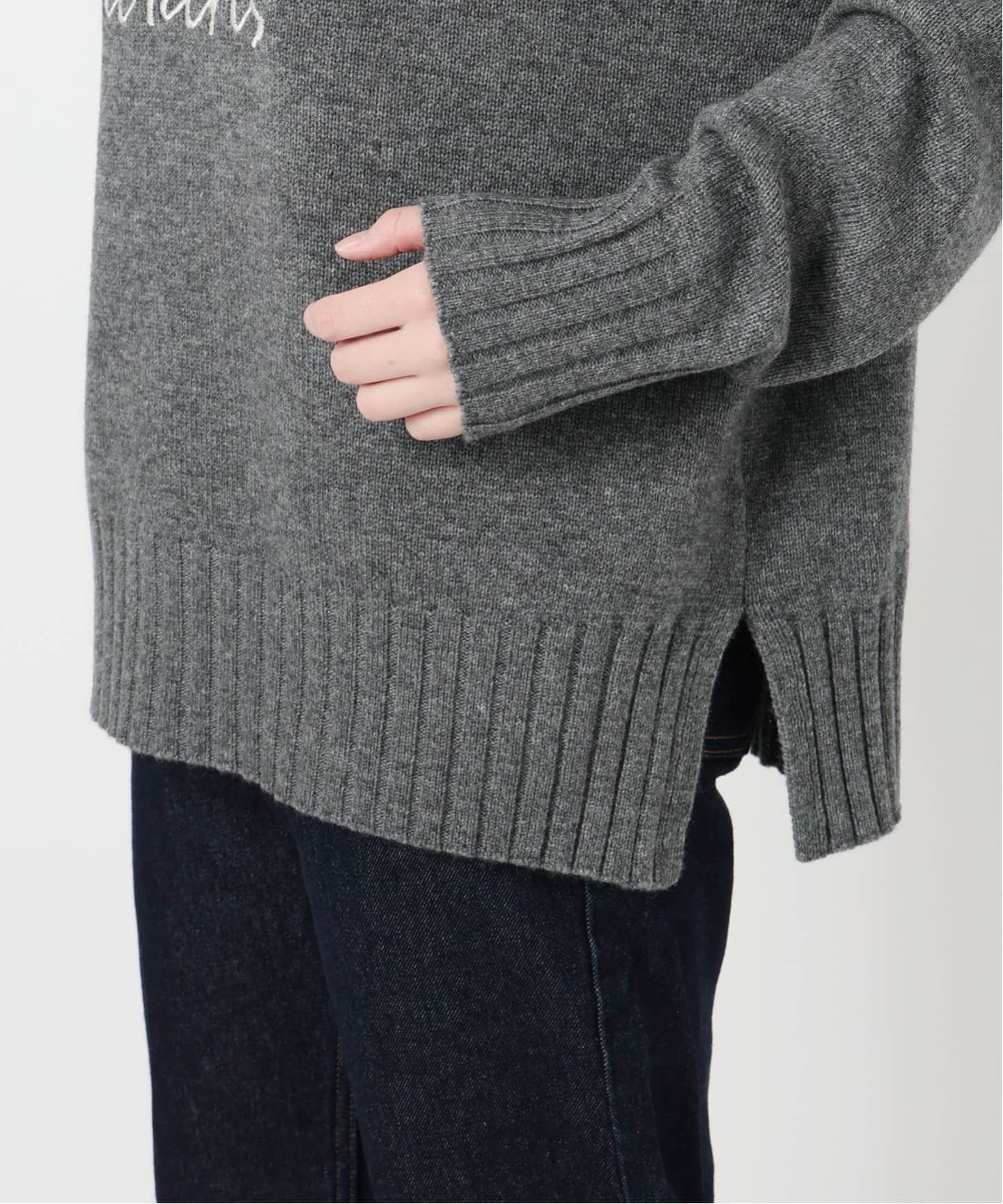 刺しゅうロゴニット（ニット／セーター）｜SLOBE IENA（スローブ