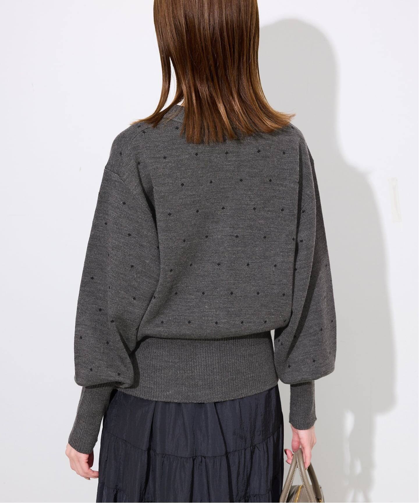 ジャガードニットカーディガン（カーディガン）｜SLOBE IENA（スローブ