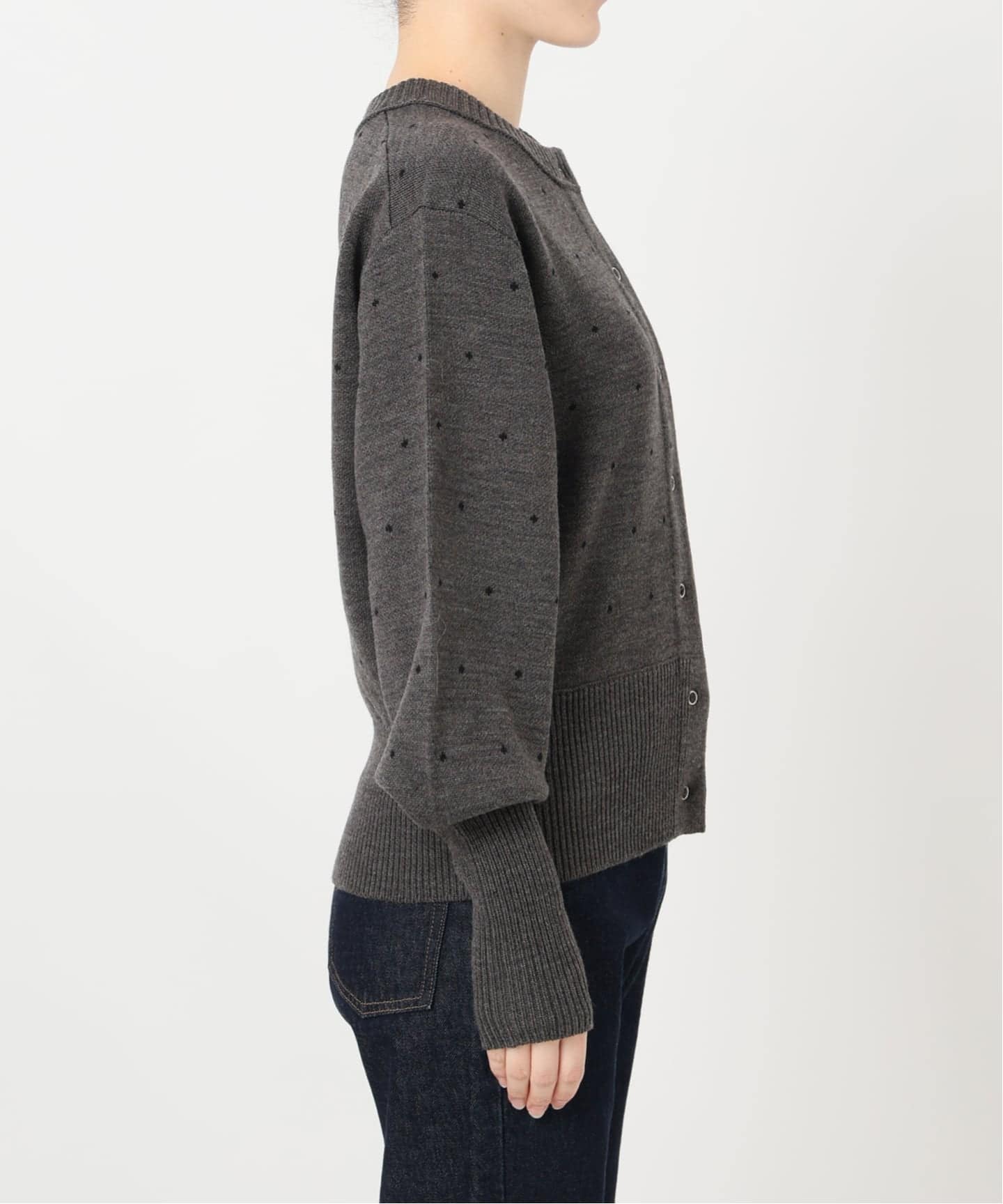 ジャガードニットカーディガン（カーディガン）｜SLOBE IENA（スローブ