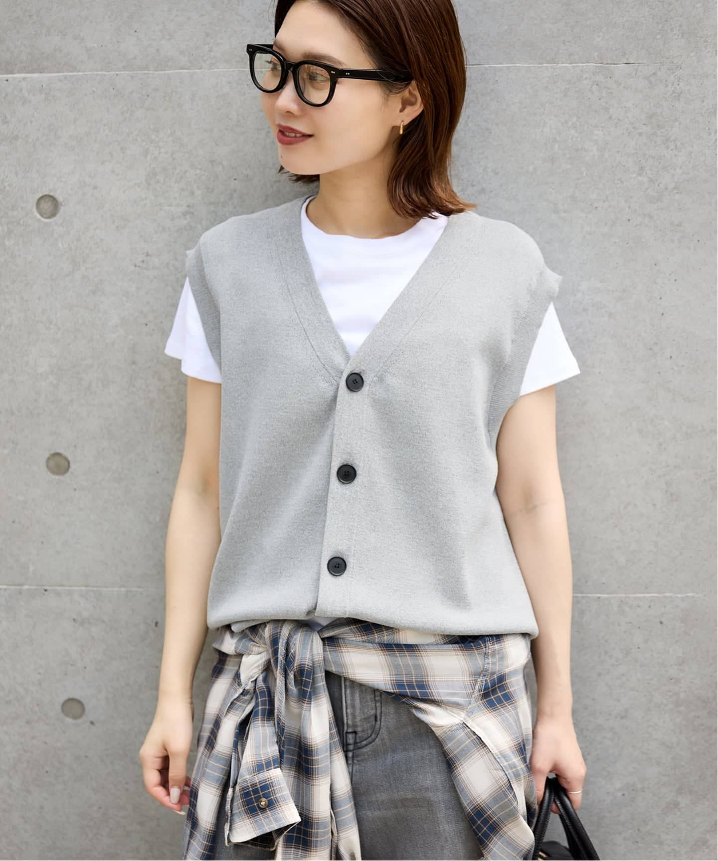 SLOBE IENAウオッシャブルミラノリヴニットベスト SLOBE IENA（スローブイエナ）の「《予約》ウォッシャブルミラノ