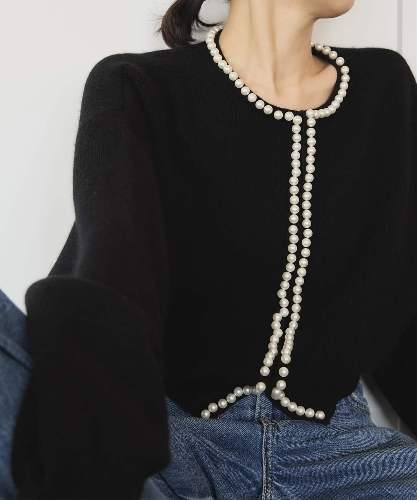 パールカーディガン（カーディガン）｜SLOBE IENA（スローブ イエナ