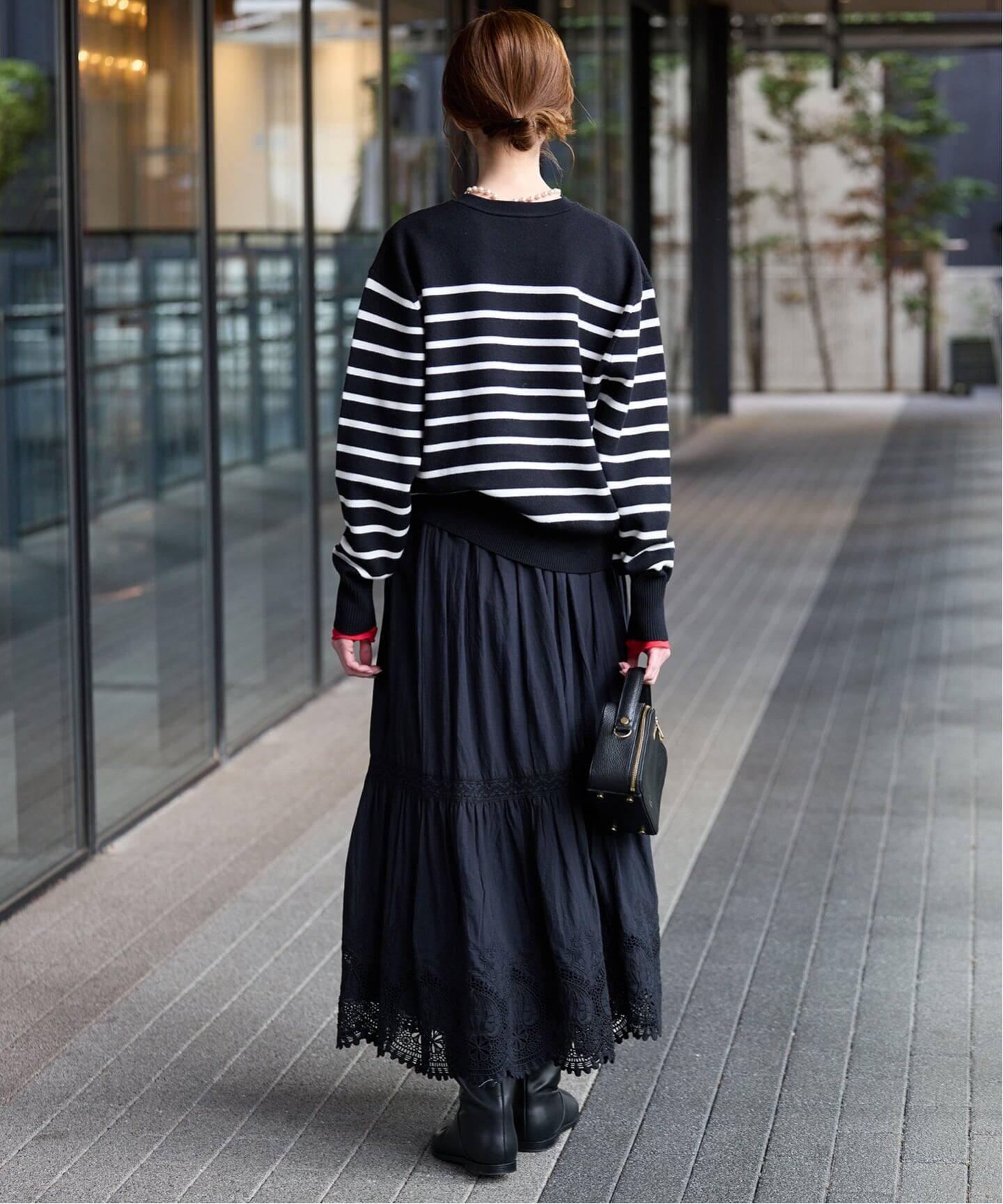 パネルボーダーニット（ニット／セーター）｜SLOBE IENA（スローブ