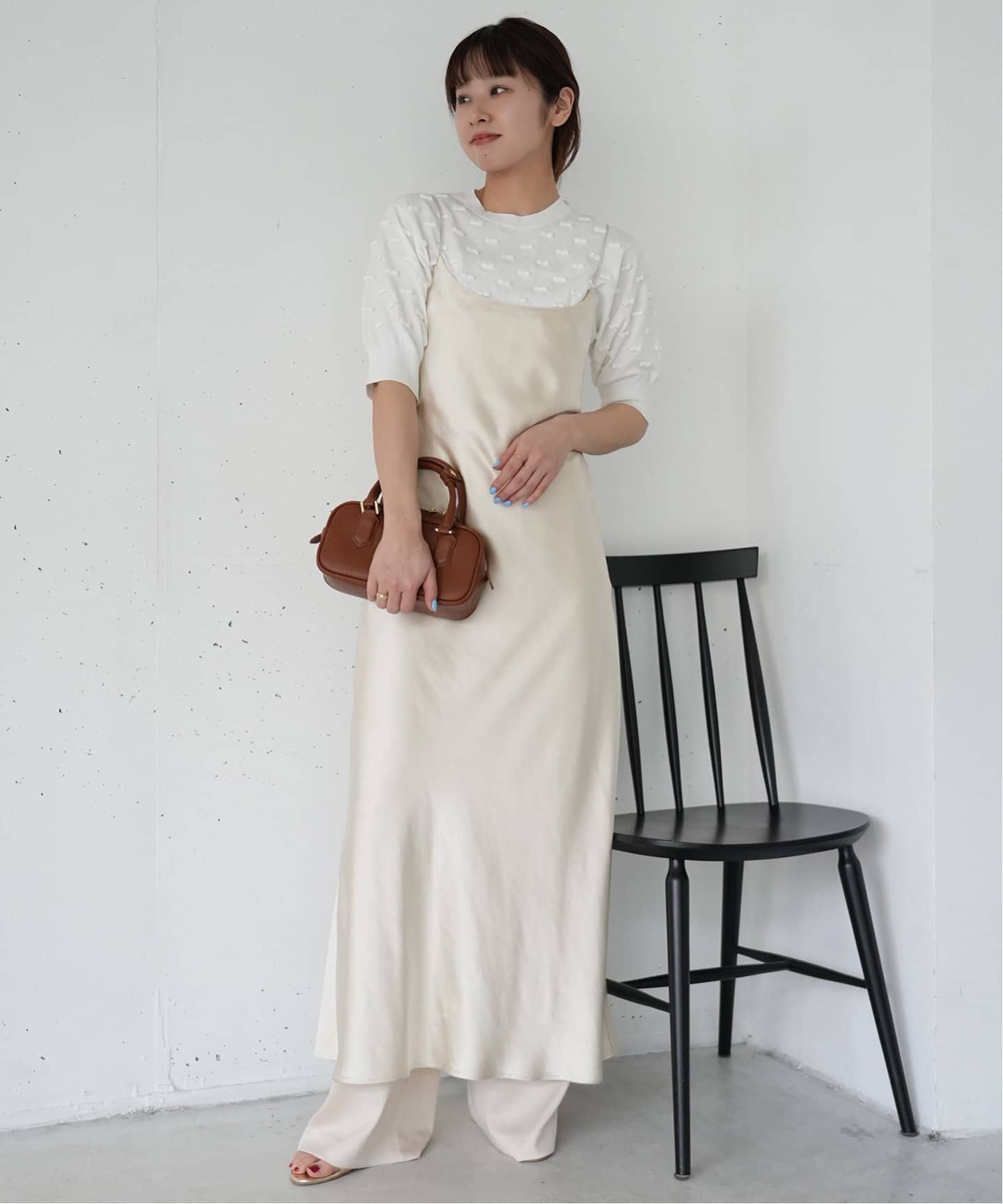 新品未使用タグ付　SLOBE IENA rribon ニット　白 WEB/一部店舗限定》ribbon ニット（ニット／セーター）｜SLOBE