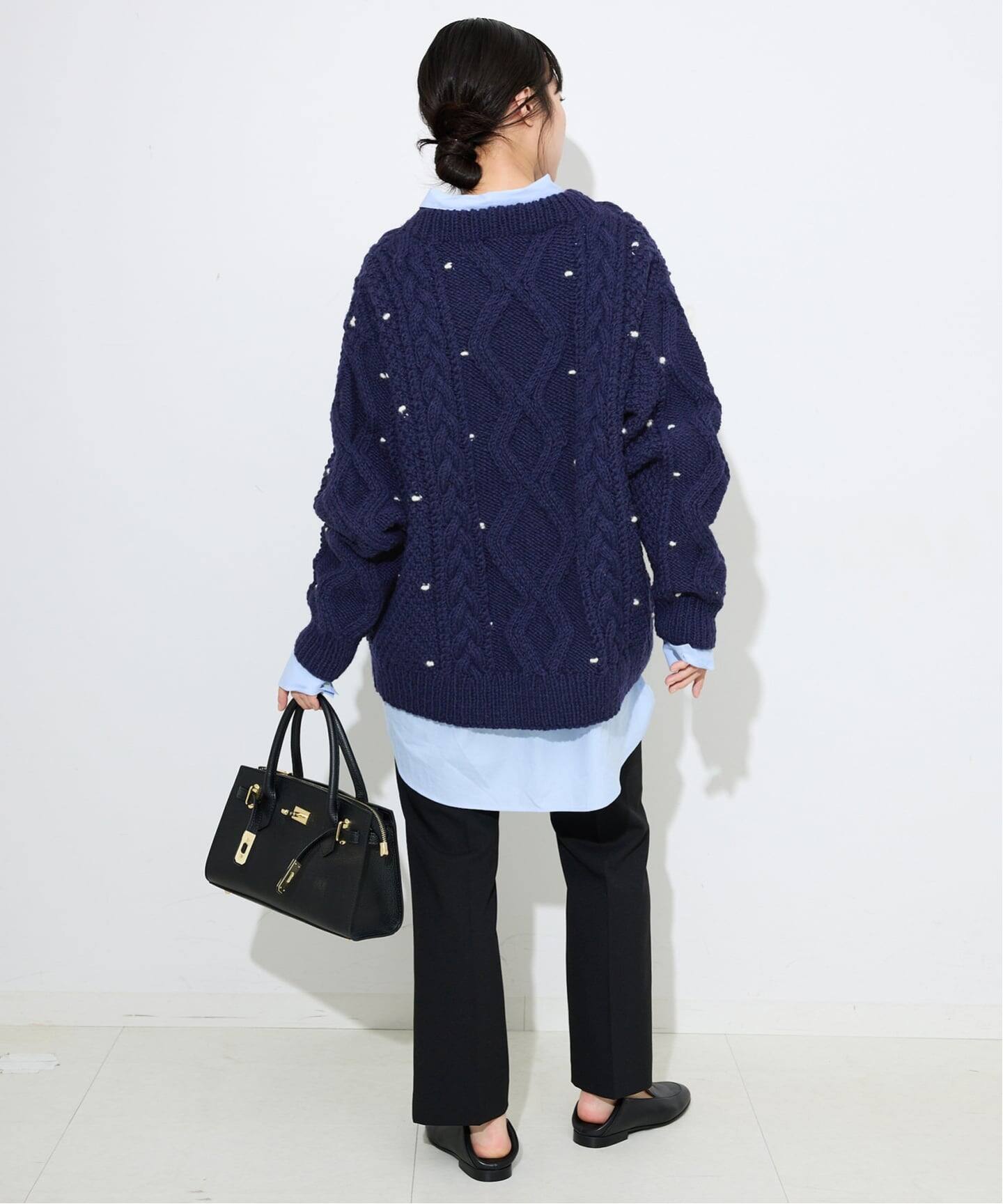 SLOBE IENA embroideryハンドニット embroideryハンドニット（ニット／セーター）｜SLOBE IENA（スローブ