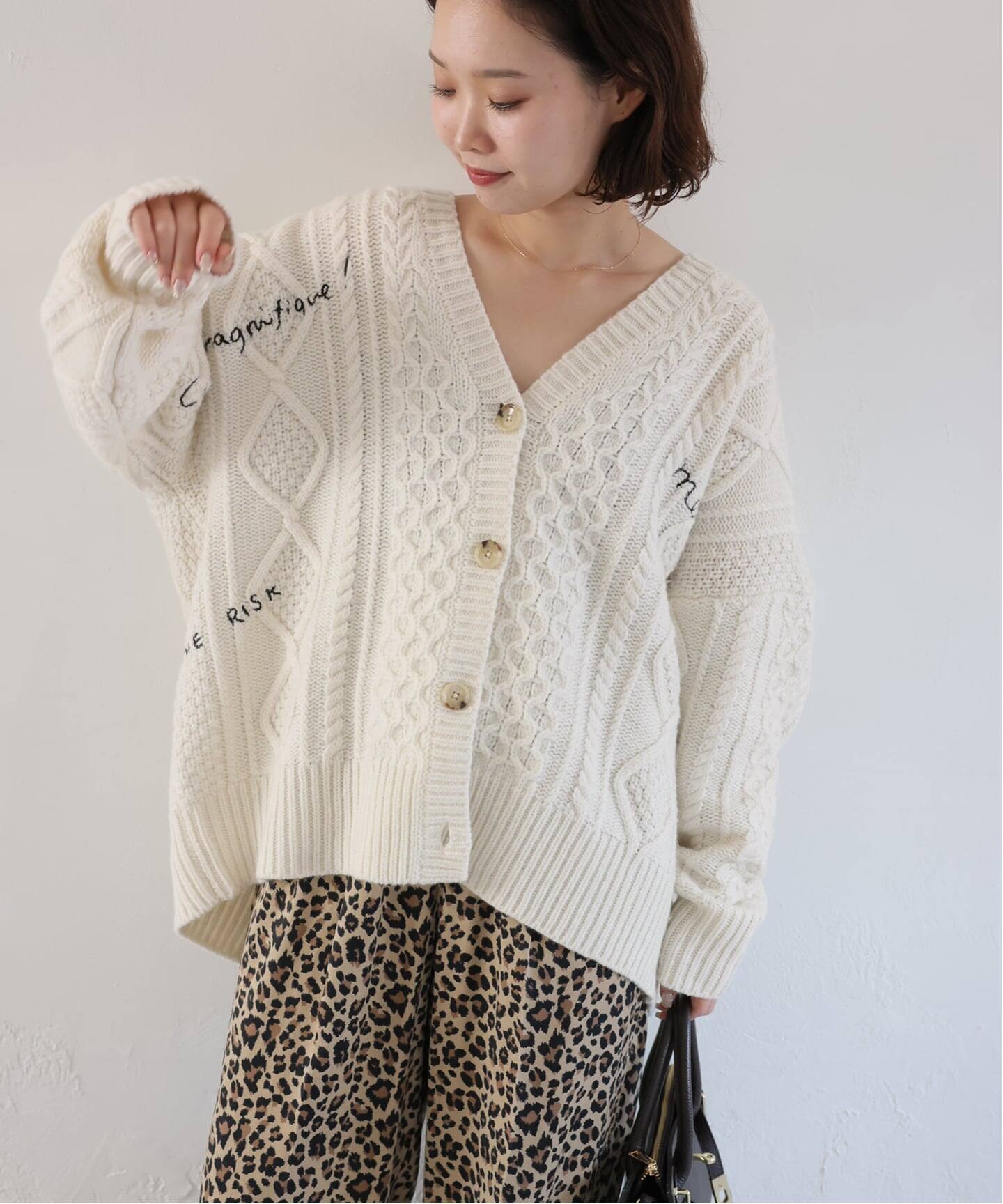 新品タグ付SLOBE IENAアランカーディガン アランカーディガン（カーディガン）｜SLOBE IENA（スローブ イエナ