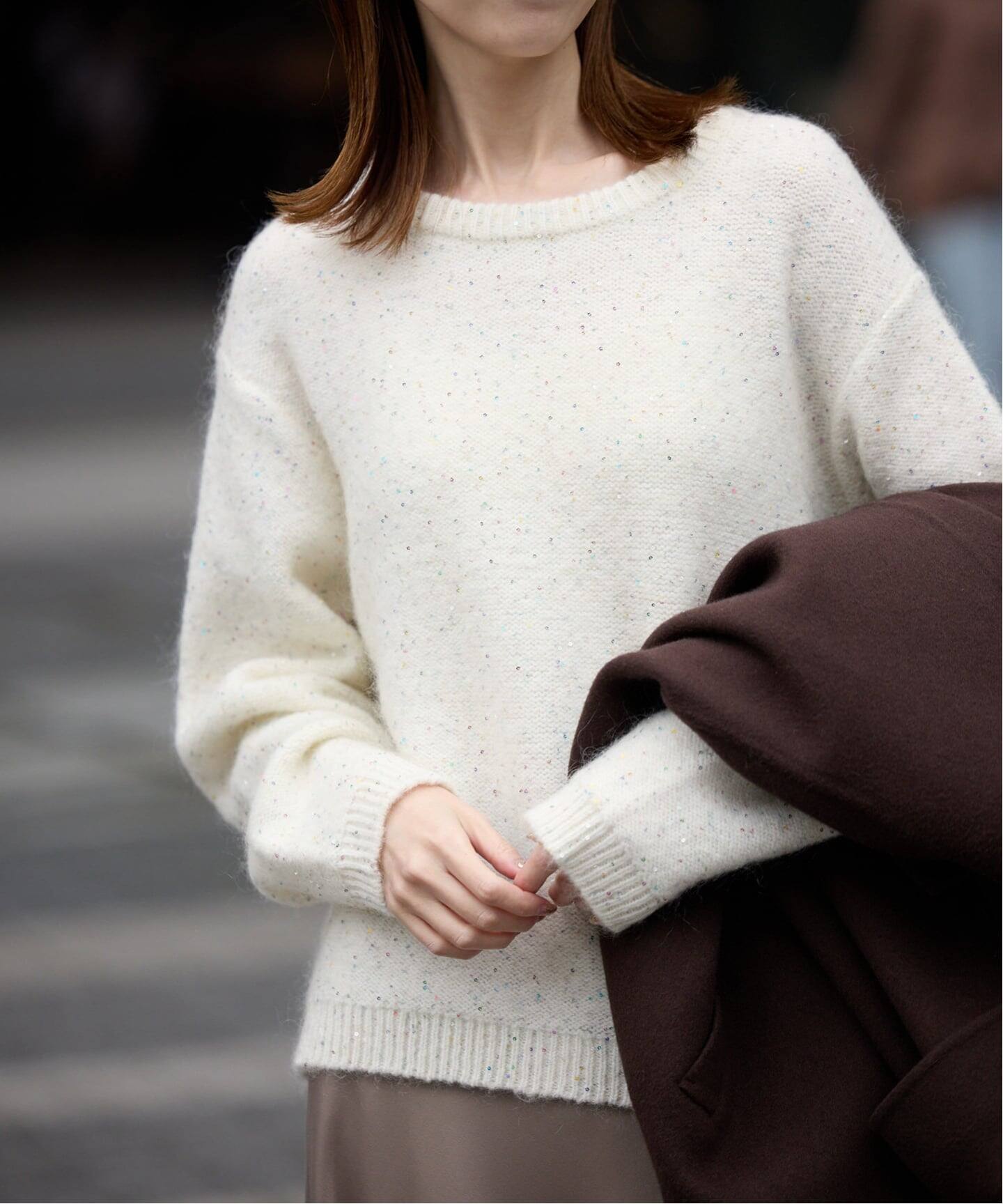 スパンコールニット（ニット／セーター）｜SLOBE IENA（スローブ