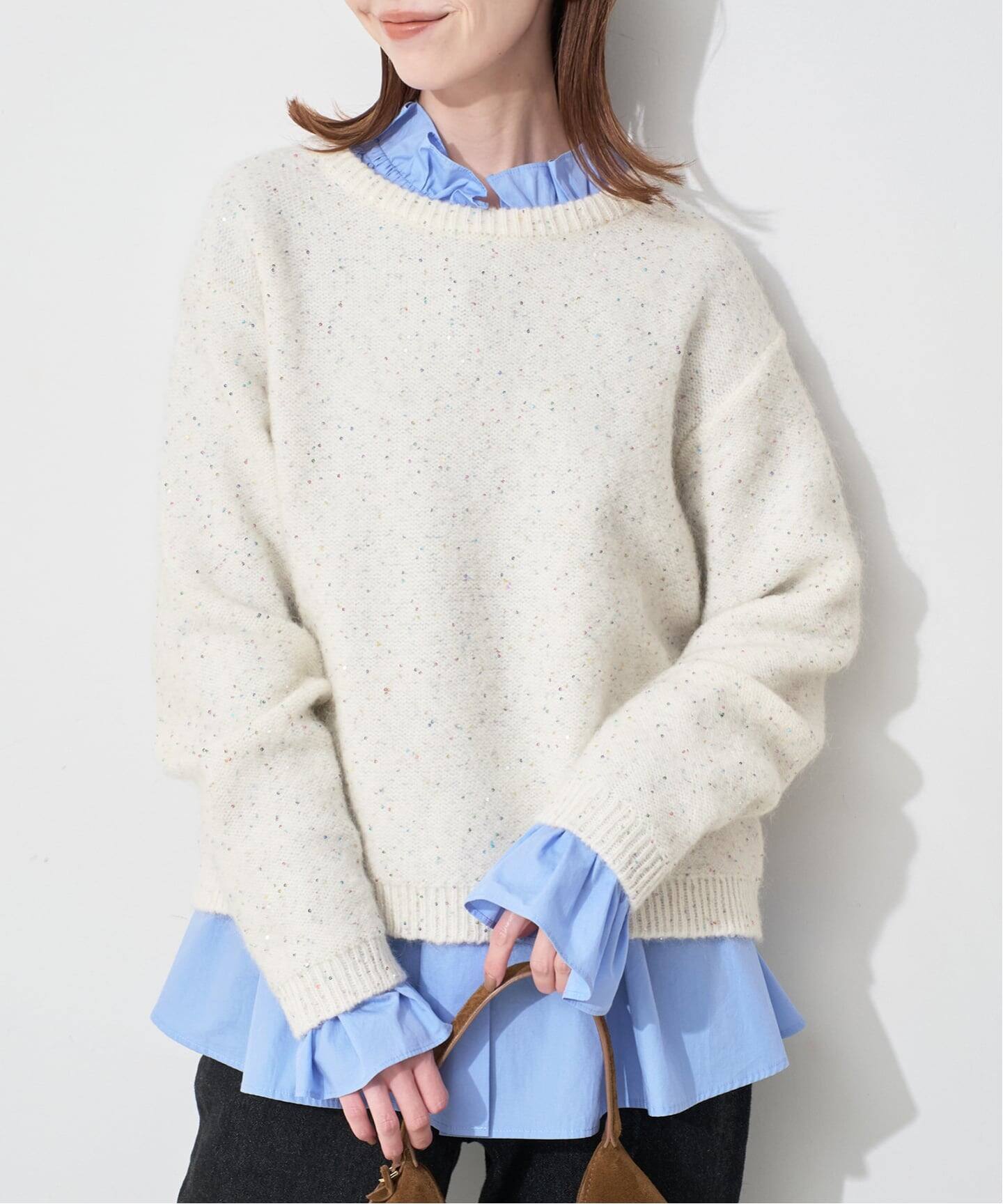 スパンコールニット（ニット／セーター）｜SLOBE IENA（スローブ