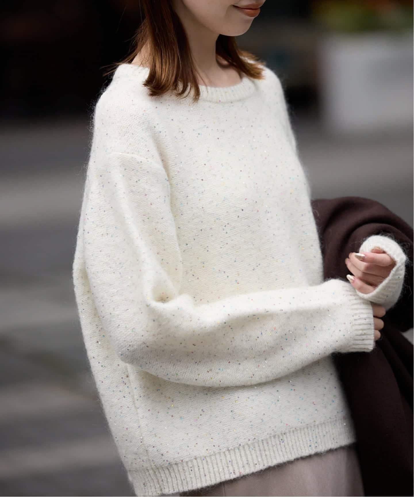 WEB限定/追加》スパンコールニット（ニット／セーター）｜SLOBE IENA