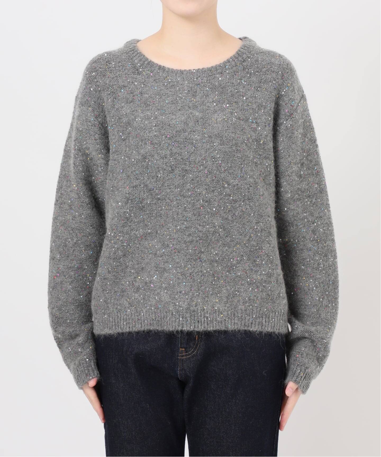 WEB限定/追加2予約》スパンコールニット（ニット／セーター）｜SLOBE