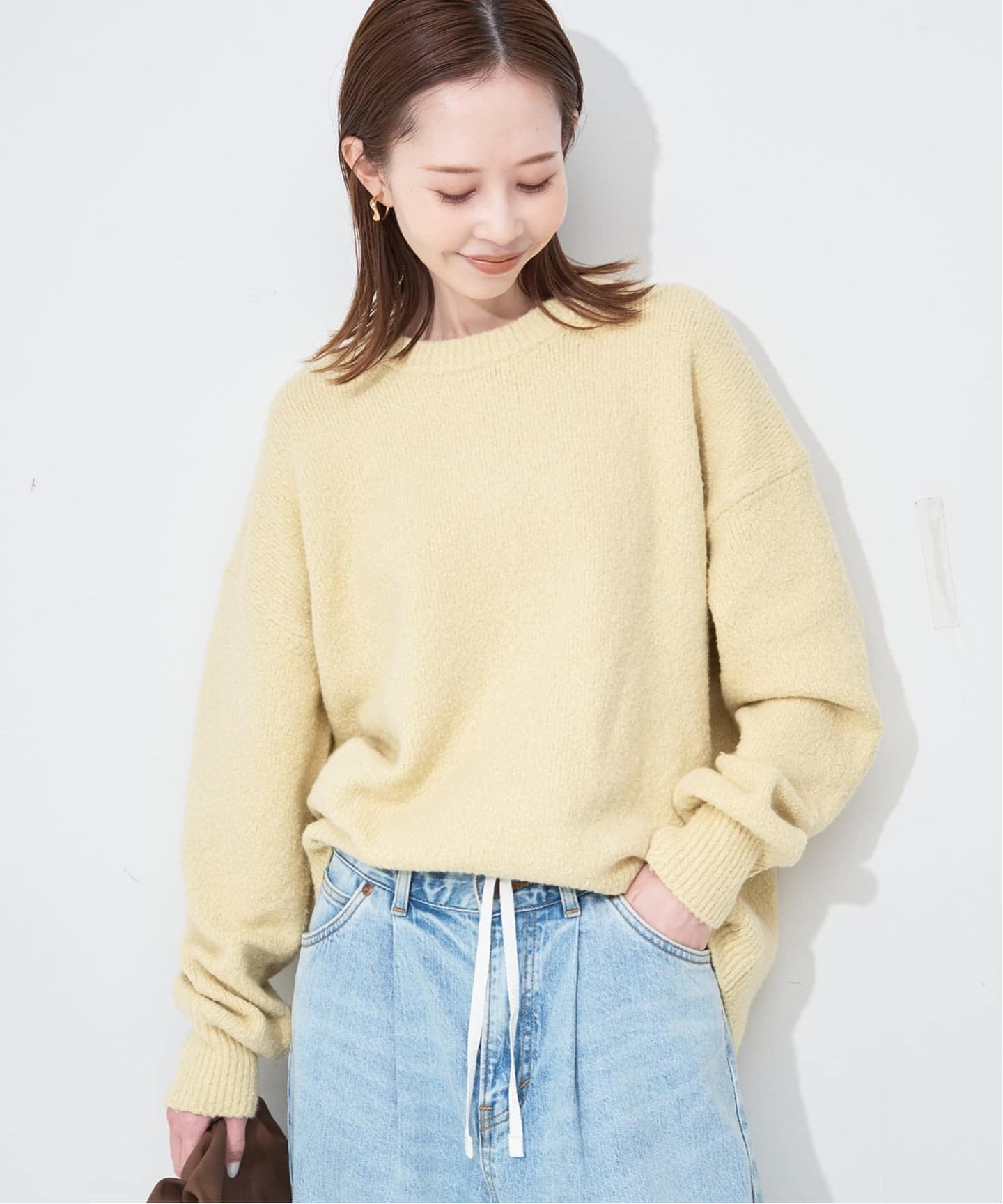 air  IENAニットセーター Air Fit ニットプルオーバー（ニット／セーター）｜SLOBE IENA