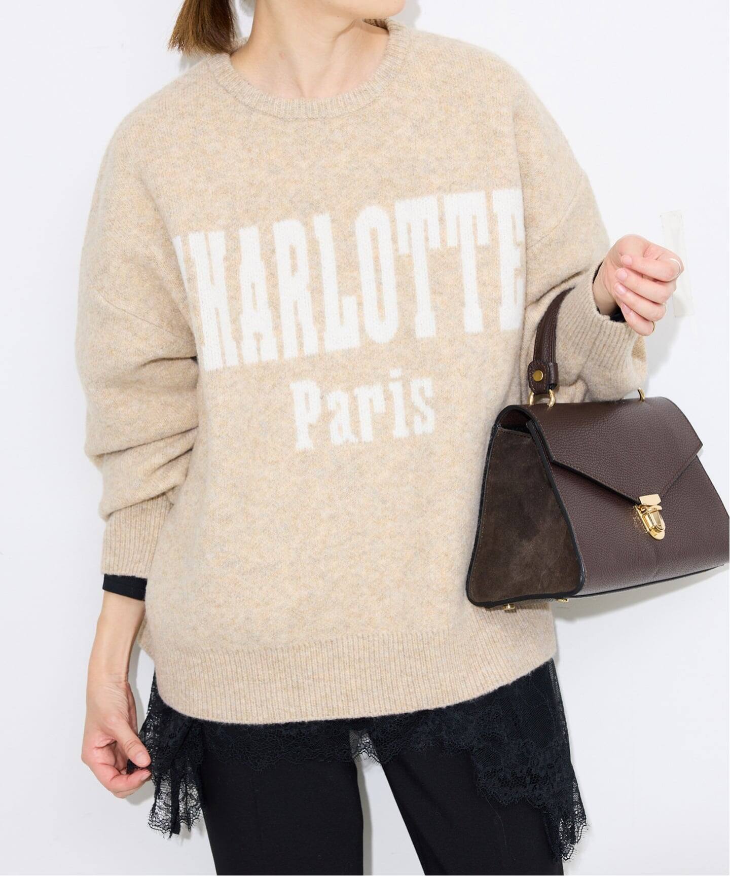 CHARLOTTE ロゴニット（ニット／セーター）｜SLOBE IENA（スローブ