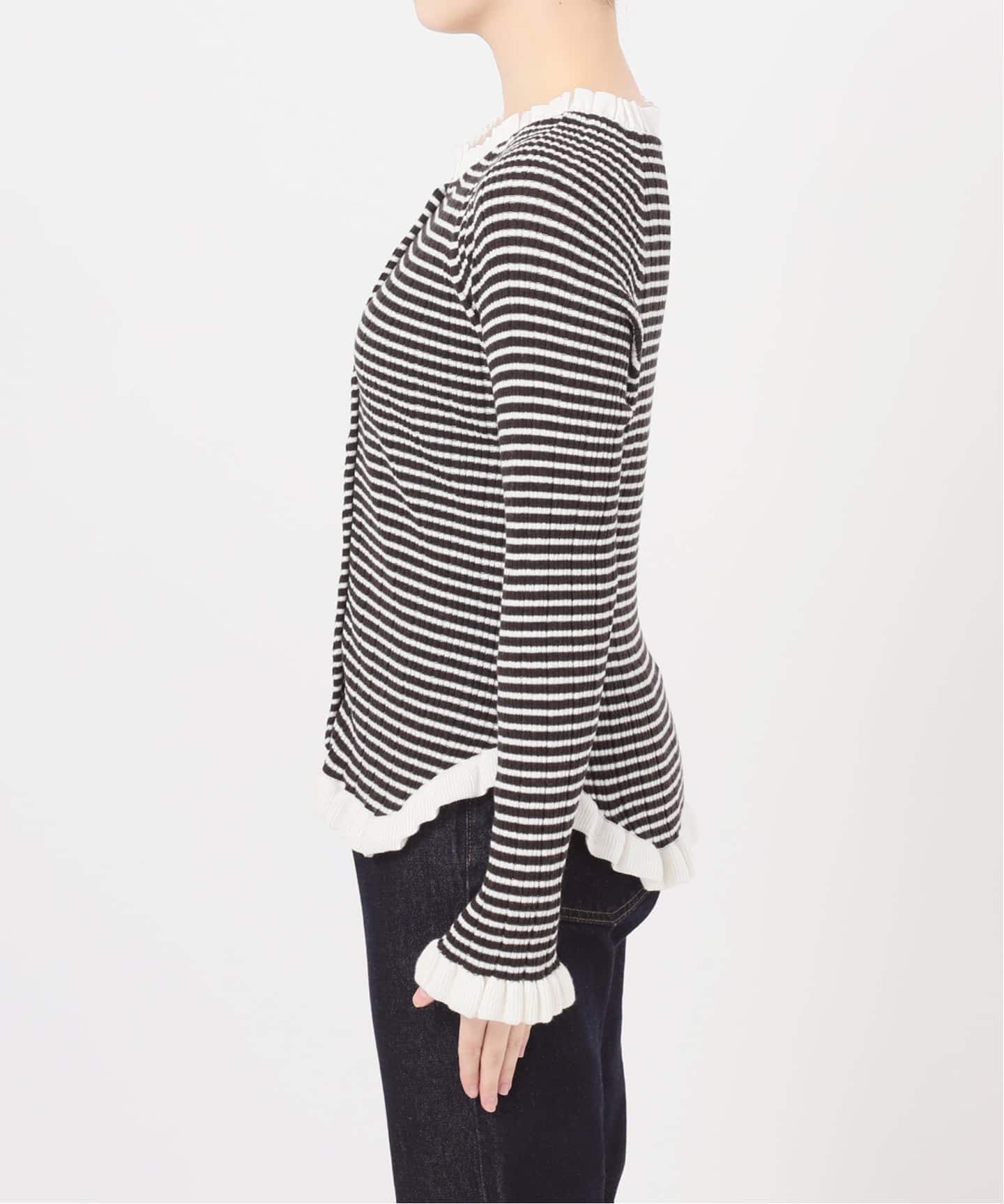 SLOBE IENA /トゴール◆フリルカーディガン(J0102) 追加2予約》tyn.TGOR/トゴール フリルカーディガン J0102