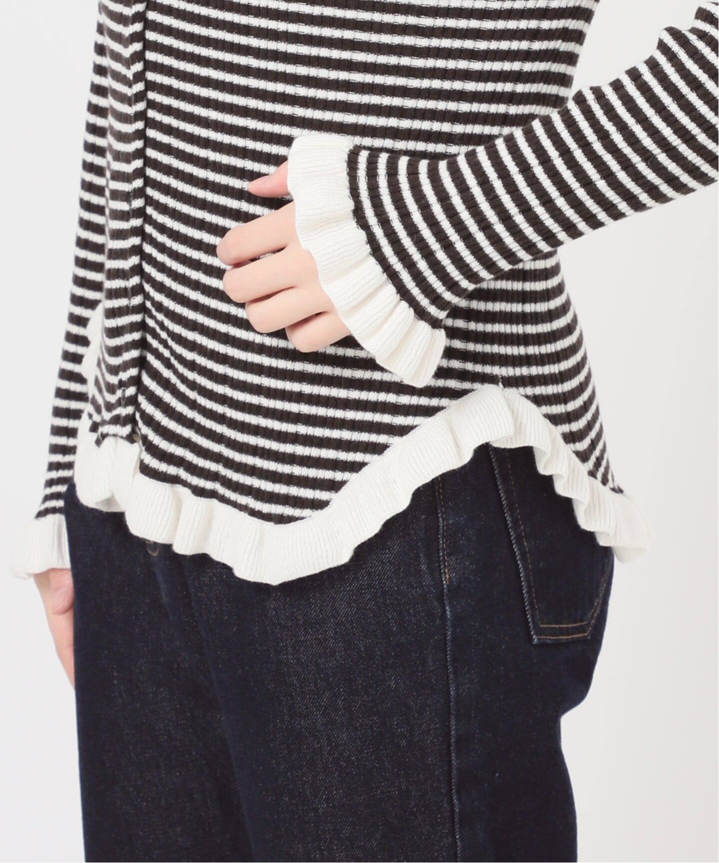 tyn.TGOR/トゴール フリルカーディガン J0102（カーディガン）｜SLOBE