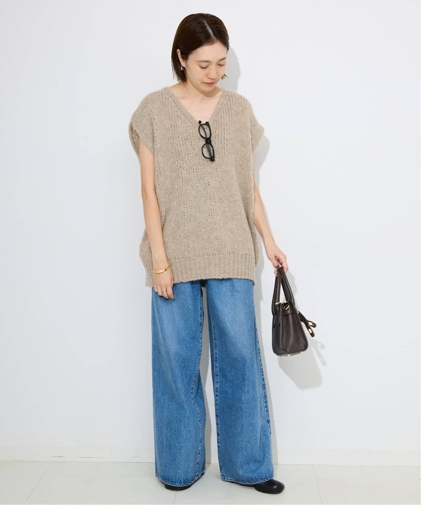ニット セーター 「追加」TRICOTS JEAN MARC/トリコットジーンマルク VNベスト VARTOUI レディース 追加予約》TRICOTS JEAN MARC/トリコットジーンマルク VNベスト