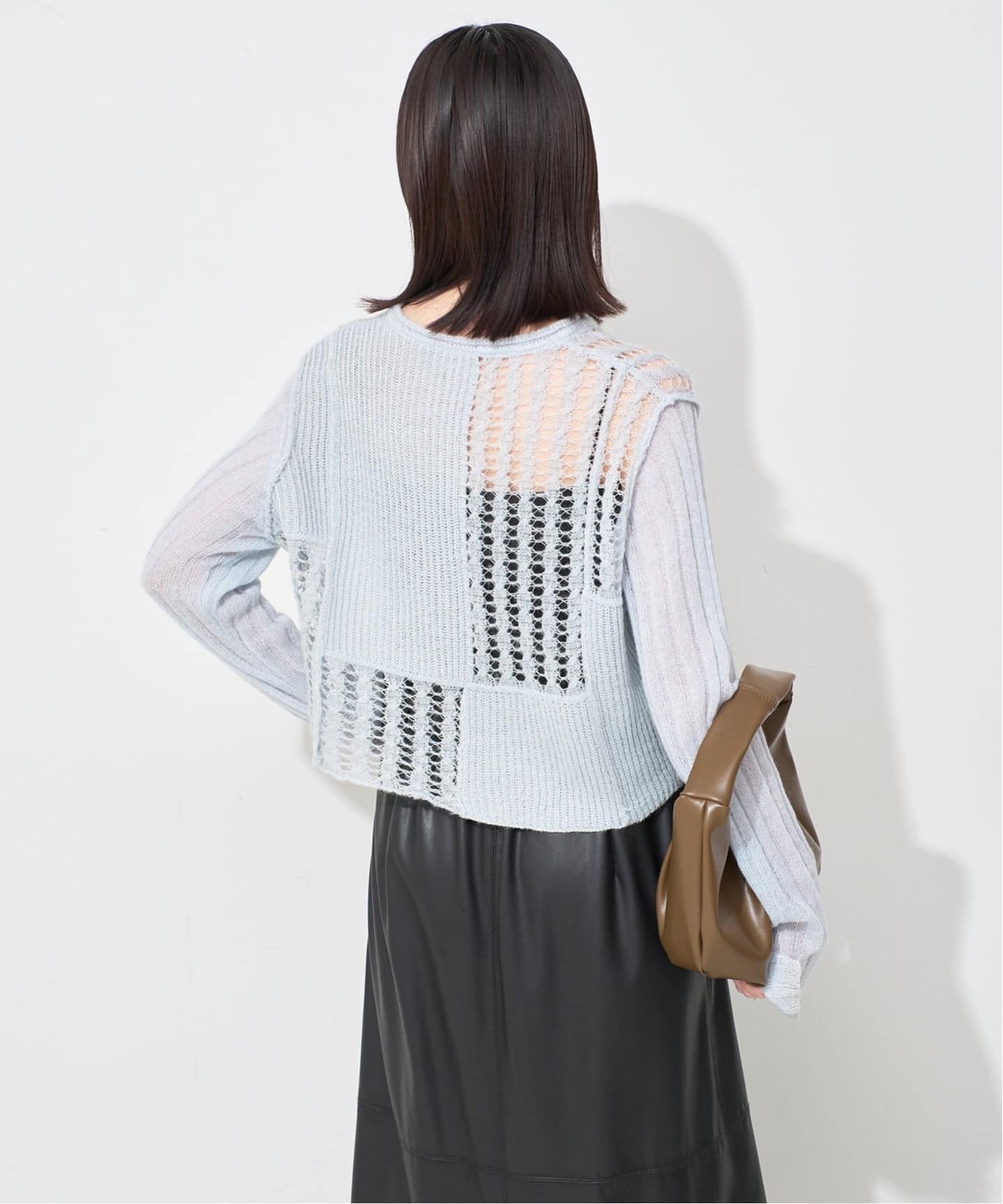 tyn.TGOR/トゴール グリッターモヘヤカーディガン TG5A-J0202