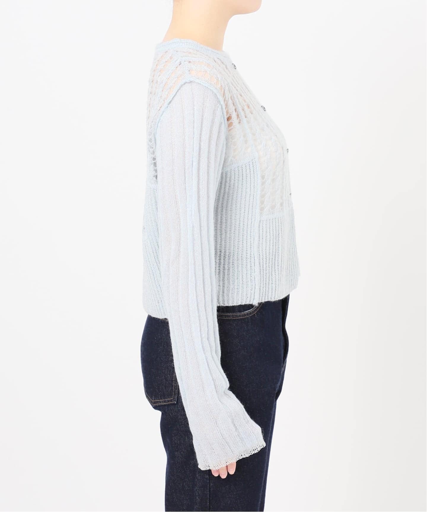 TGOR Glitter mohair cardigan カーディガン TGOR Glitter mohair cardigan カーディガン tyn.tgor トゴール