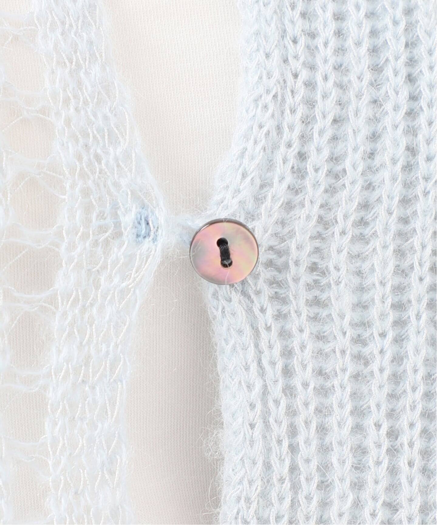 tyn.TGOR/トゴール グリッターモヘヤカーディガン TG5A-J0202