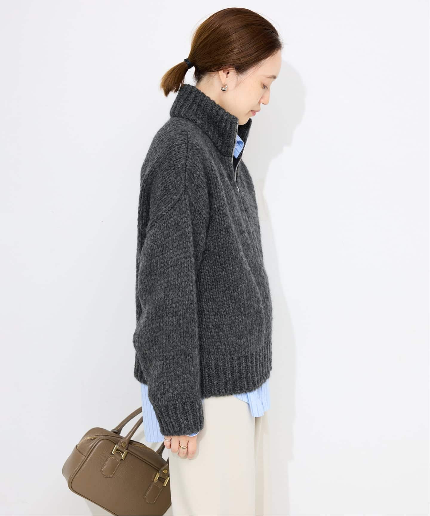 TRICOTS JEAN MARC SLOBE別注 ジップカーディガン PRESTON