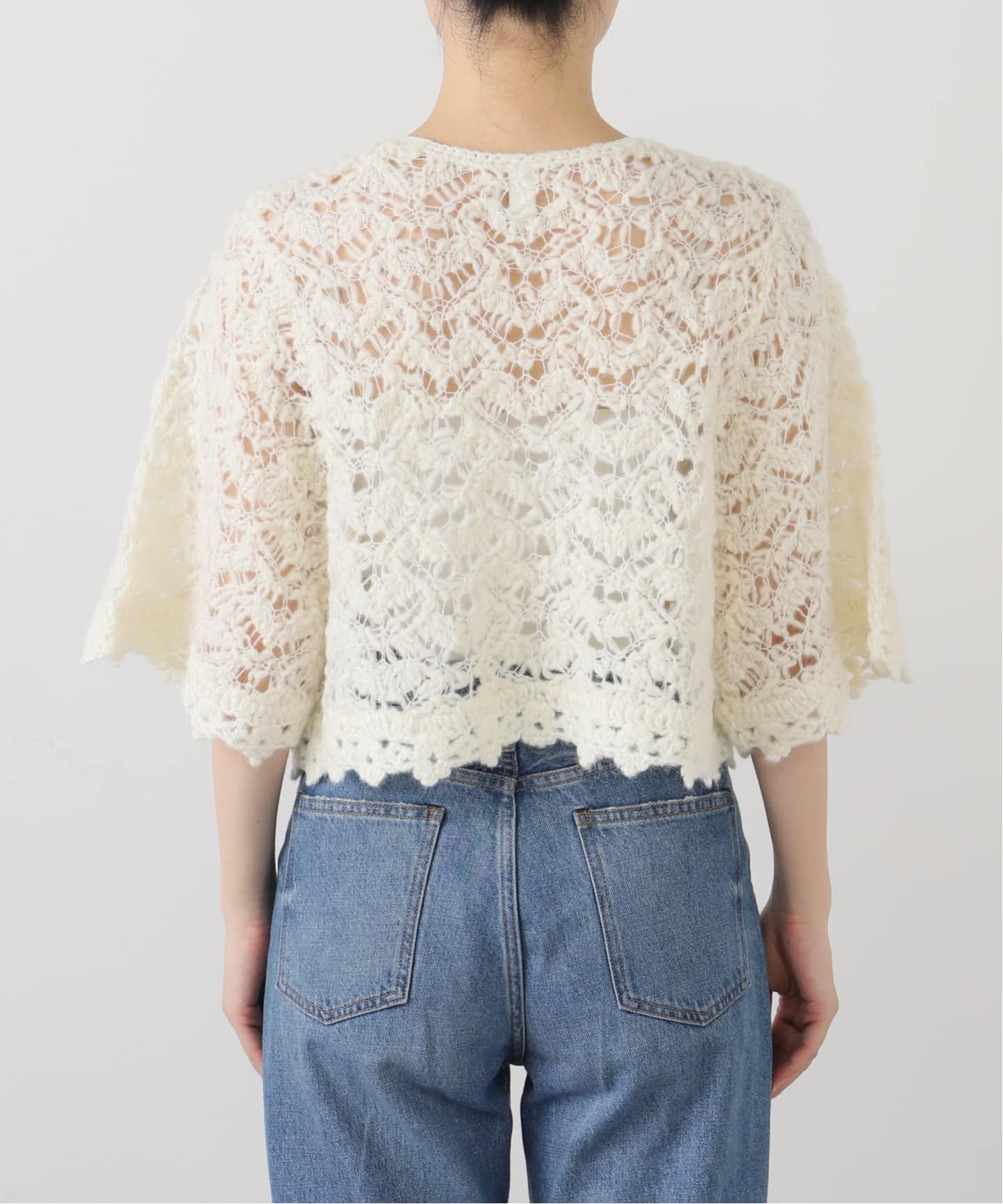 tyn.TGOR/トゴール スラブレースボレロ TG5A-J0205（カーディガン