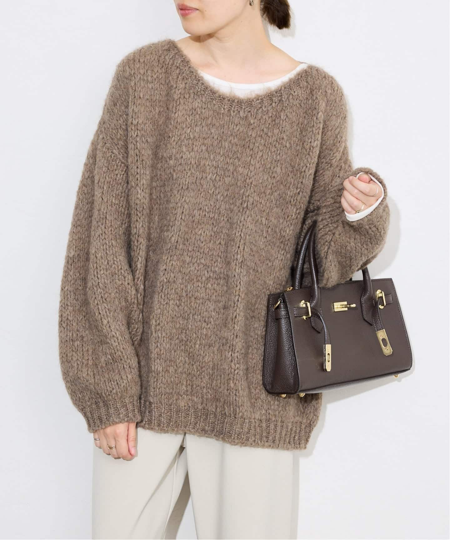 新品未使用タグ付き　トリコットジーンマルク SLOBE別注 PO KNIT 25AW スローブイエナ トリコットジーンマルク SLOBE別注 ピンク 完売品