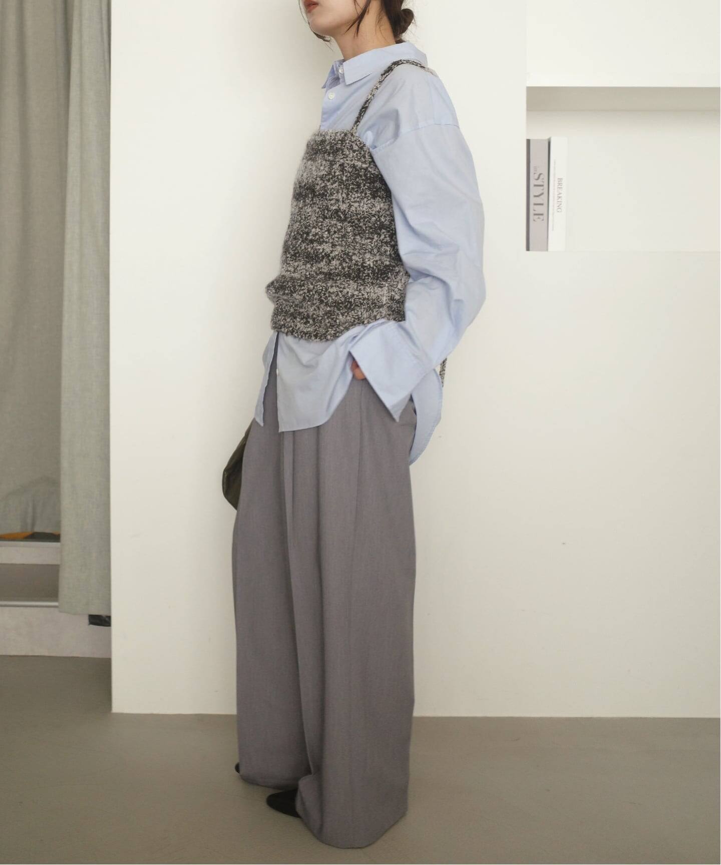 crinkle crinkle crinkle mohair mix knit bustier CC-4028（ニット