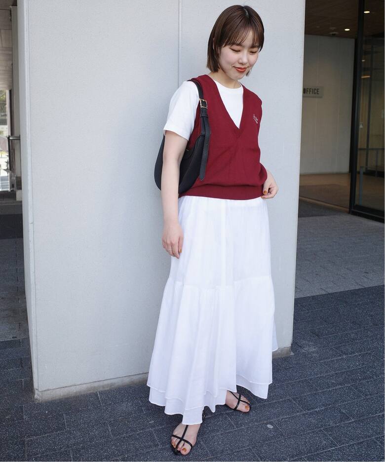 The Skirt Chronicles SLOBE別注 Vネックベスト（ベスト）｜SLOBE IENA 