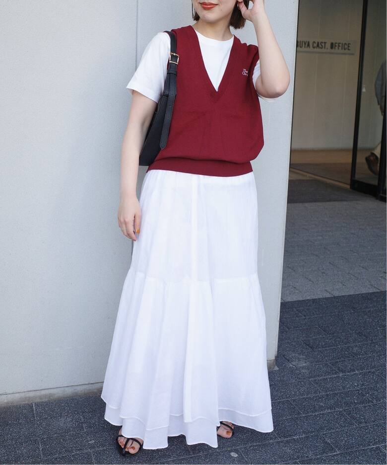 The Skirt Chronicles SLOBE別注 Vネックベスト（ベスト）｜SLOBE IENA 