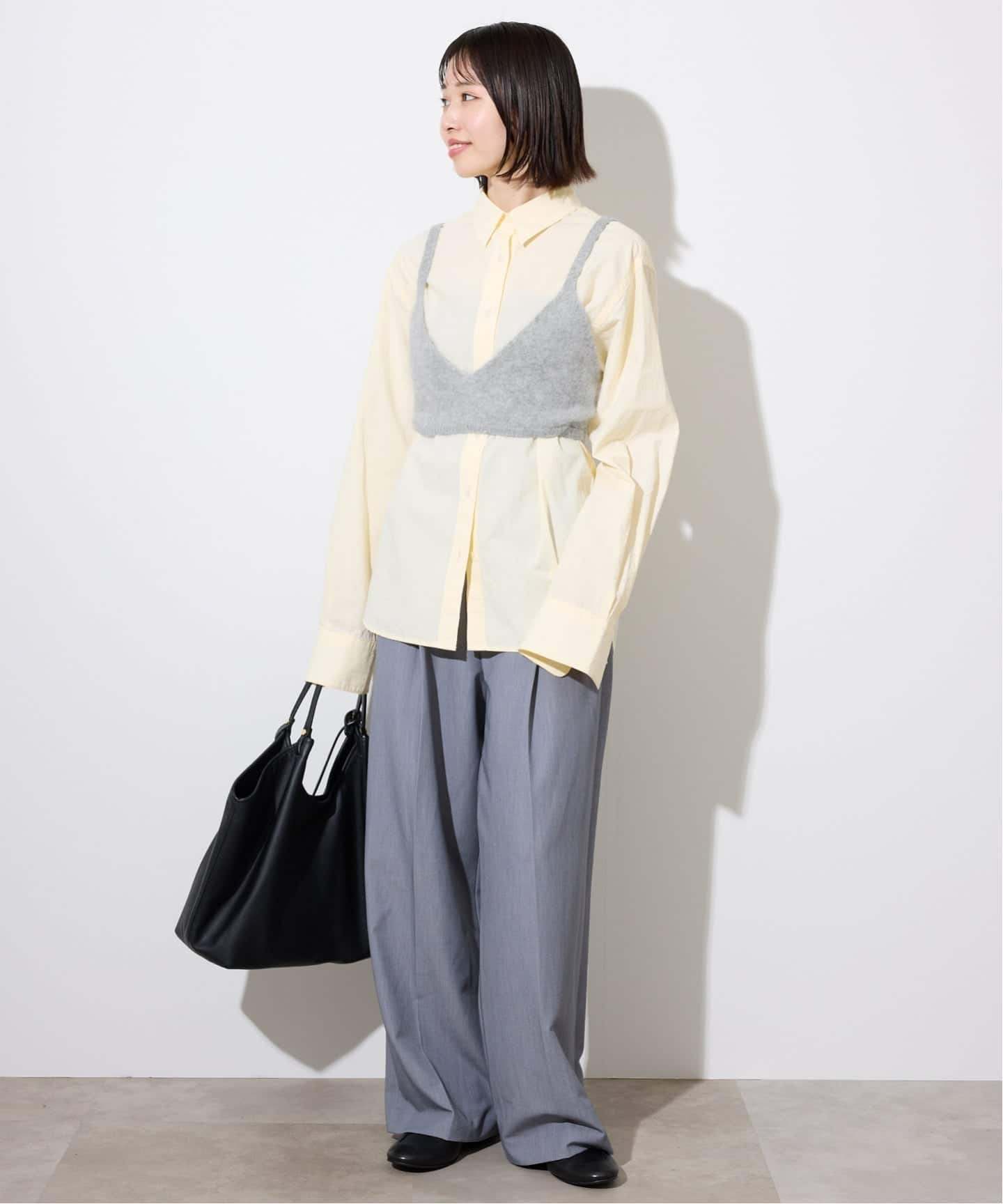 plage（プラージュ）の「CASHMERE Mix フカVネック プルオーバー