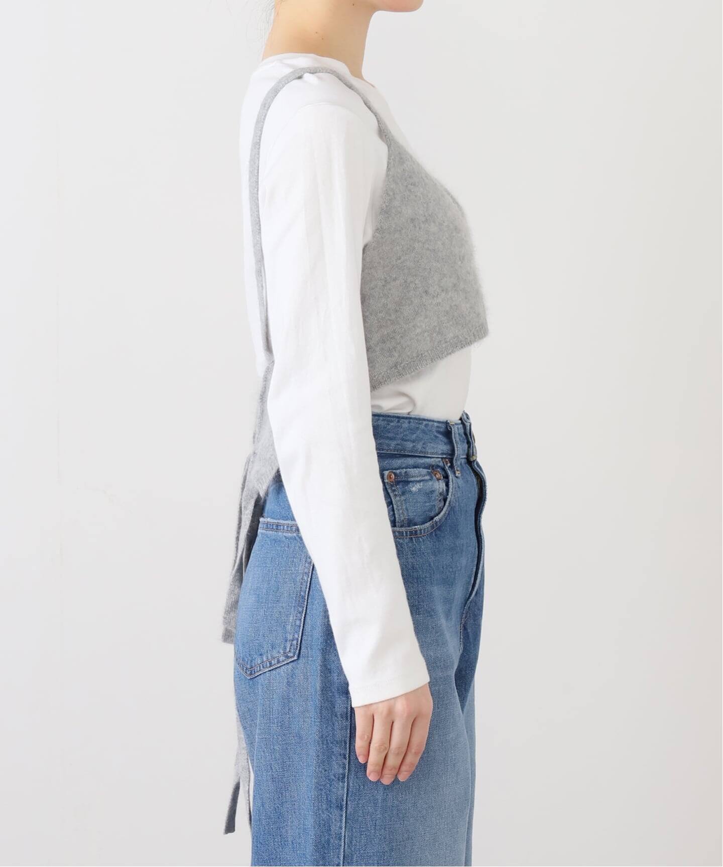 PURE CASHMERE ニットビスチェ WBRBST（ニット／セーター）｜SLOBE