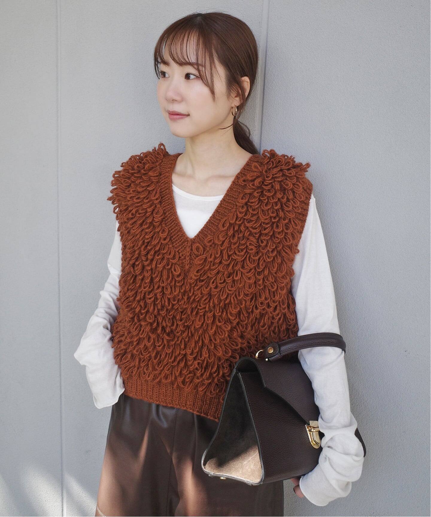 NEPAL HAND KNIT SLOBE別注 ループニットベスト（ベスト）｜SLOBE IENA