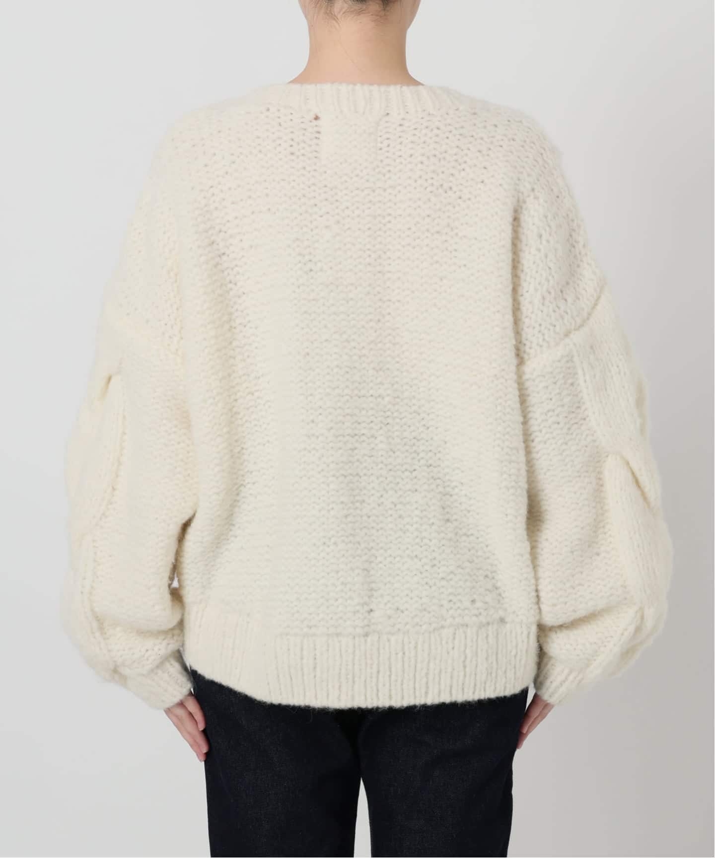 81BRANCA/ハチイチブランカ SLOBE別注 ケーブルハンドニット（ニット