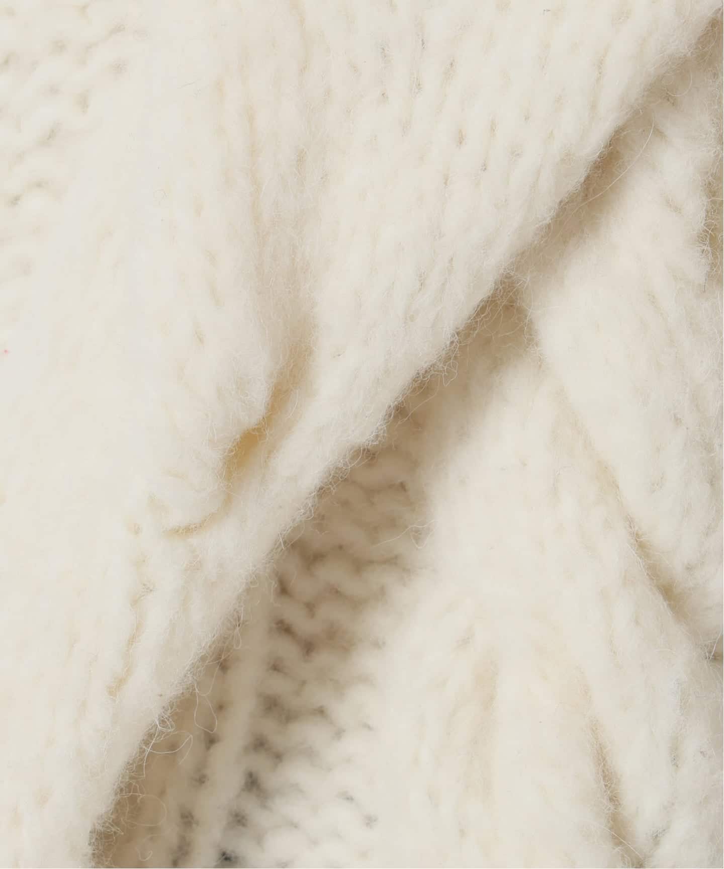 81BRANCA/ハチイチブランカ SLOBE別注 ケーブルハンドニット（ニット