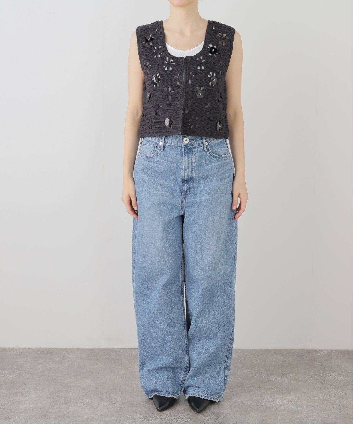 TGOR/トゴール Hand crochet flower vest TG5S-J0301（ベスト）｜SLOBE 