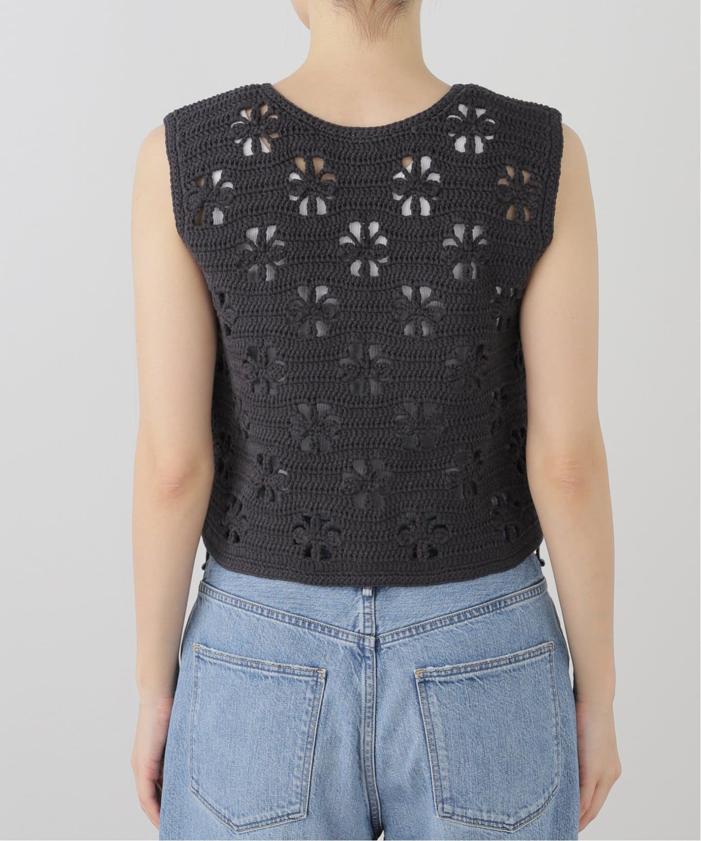 TGOR/トゴール Hand crochet flower vest TG5S-J0301（ベスト