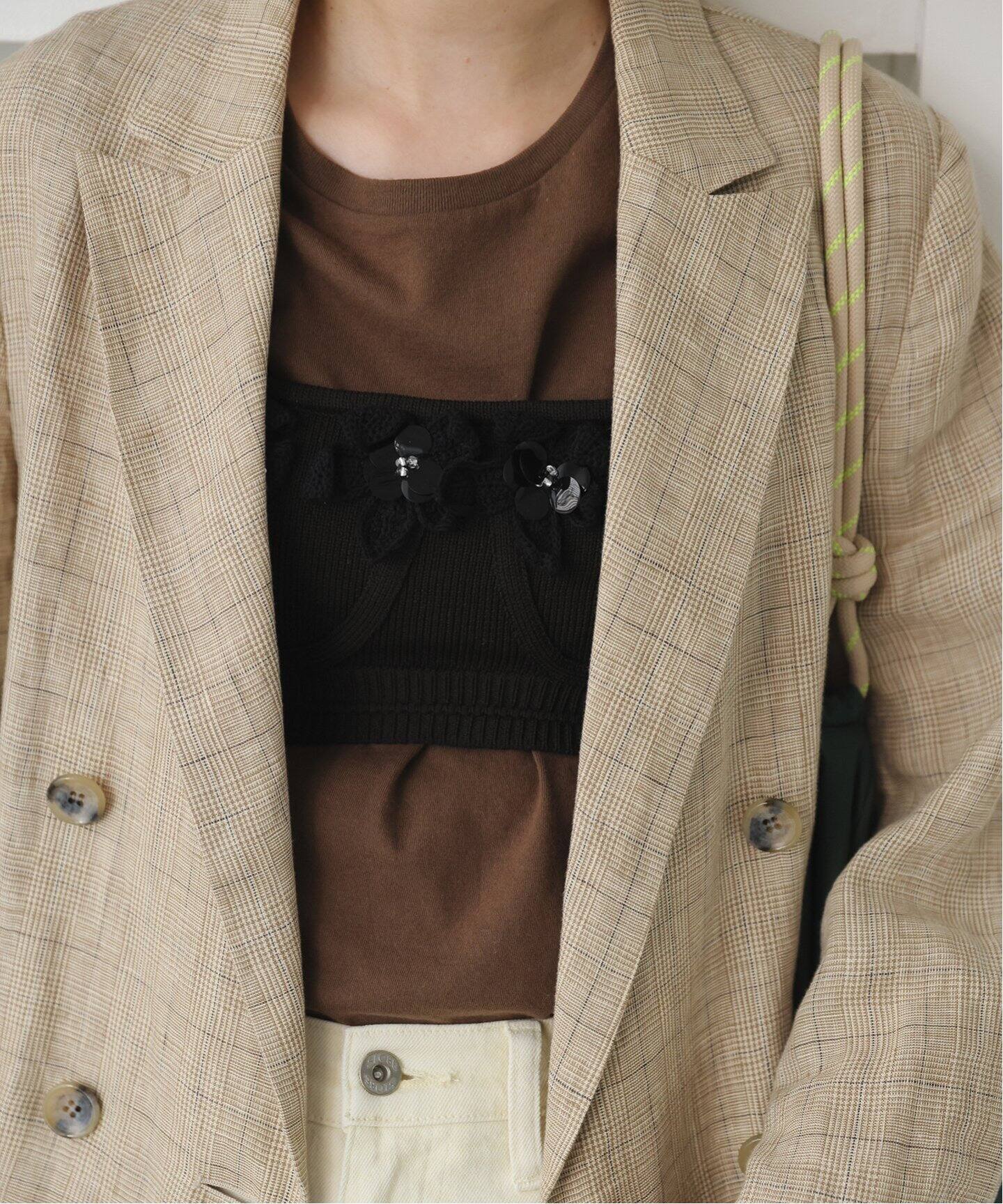 TGOR/トゴール Hand crochet flower bustier TG4S-J0306（ニット