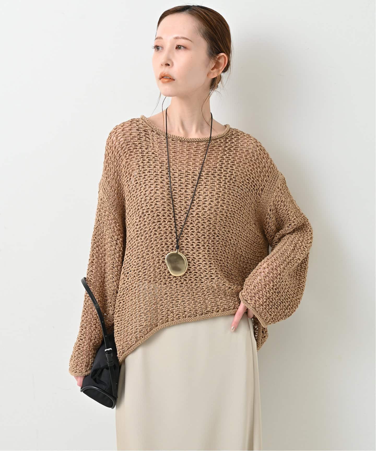 LOGAN/ローガン SLOBE別注 メッシュプルオーバー LOGAN/ローガン SLOBE別注 メッシュプルオーバー（ニット