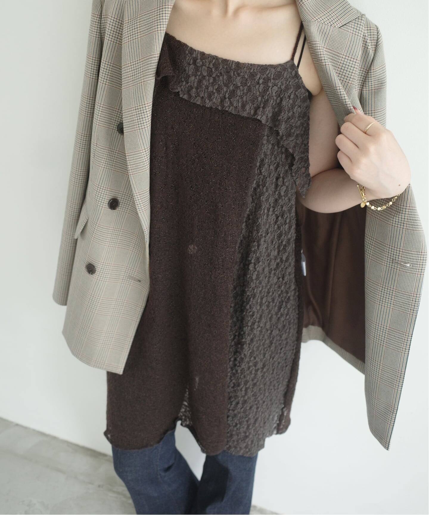 tyn.TGOR/トゴール レースキャミソール TG5A-J0402（キャミソール