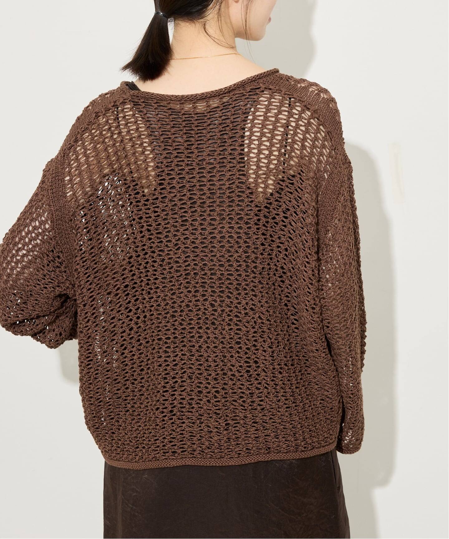 【SLOBE IENA】LOGAN＊別注メッシュプルオーバー スローブ イエナ SLOBE IENA 《予約》LOGAN/ローガン SLOBE別注